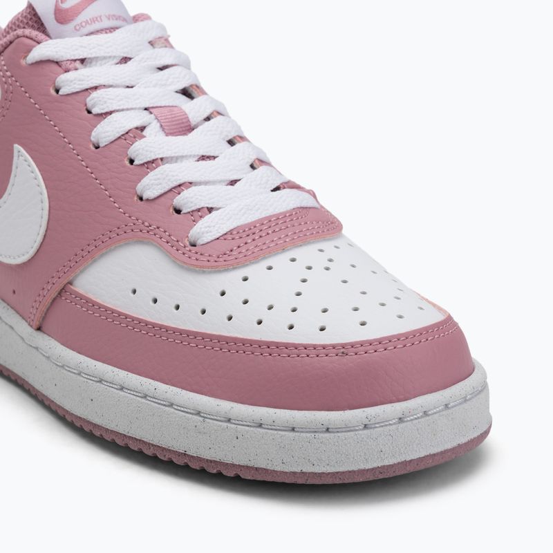 Nike Court Vision Low Next Nature Damen Schuhe elementar rosa/weiß 7