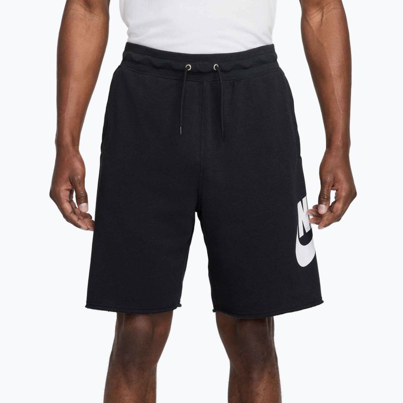 Herren Nike Club Shorts schwarz/schwarz/weiß 4