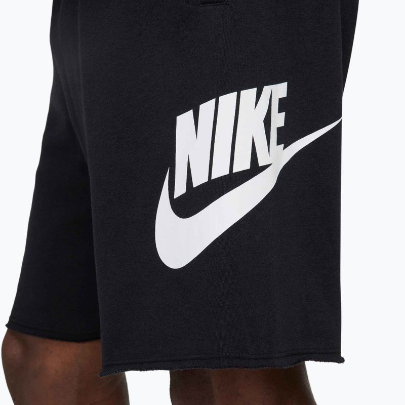 Herren Nike Club Shorts schwarz/schwarz/weiß 7