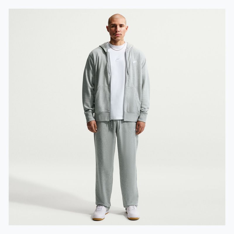 Herrenhose Nike Club dark grey heather/light smoke grey/white 2