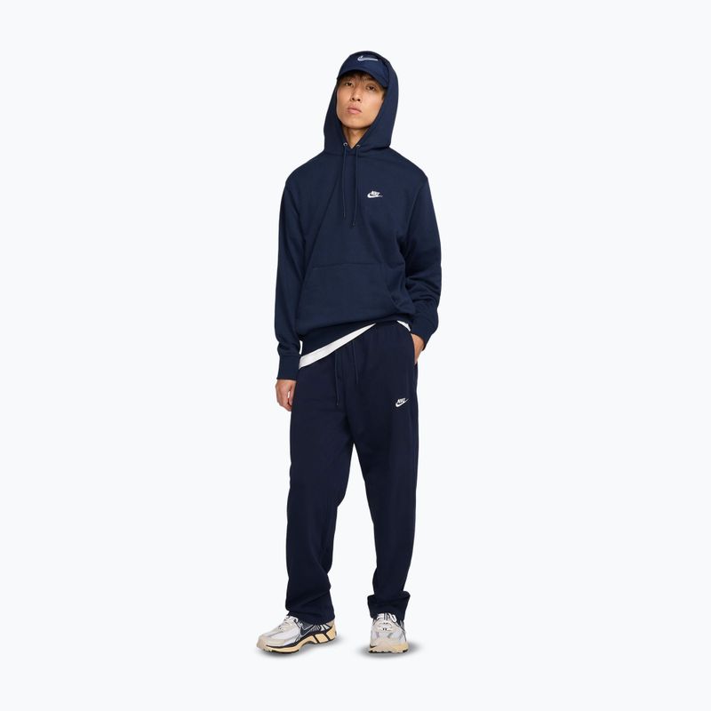 Herrenhose Nike Sportswear Club Knit Open-Hem obsidian/white 2