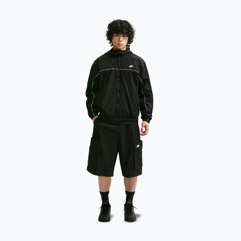 Herrenjacke Nike Club Black/White/White 2
