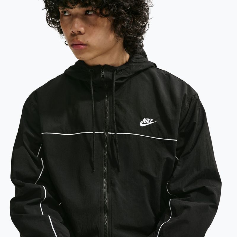 Herrenjacke Nike Club Black/White/White 5