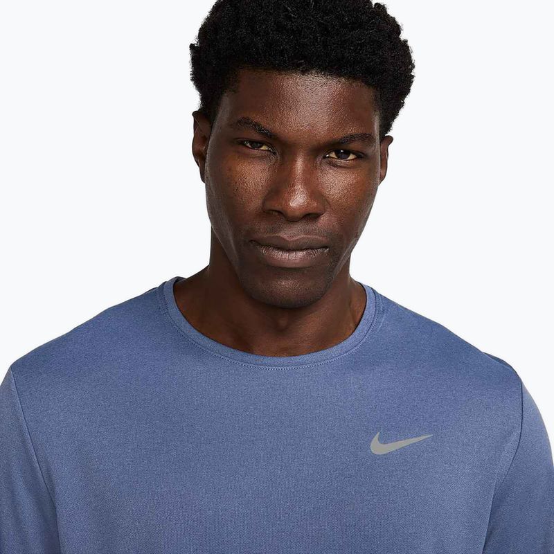 Herren Nike Miler Dri-Fit UV diffus blau Lauf-Longsleeve 4
