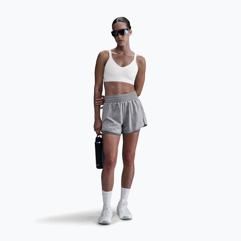 Damen-Shorts Nike One Dri-Fit High-Waisted 3" 2In1 smoke grey/heather 2