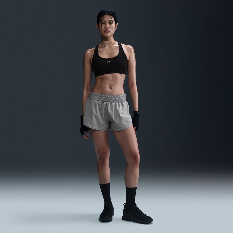 Damen-Shorts Nike One Dri-Fit 3" smoke grey/heather 6