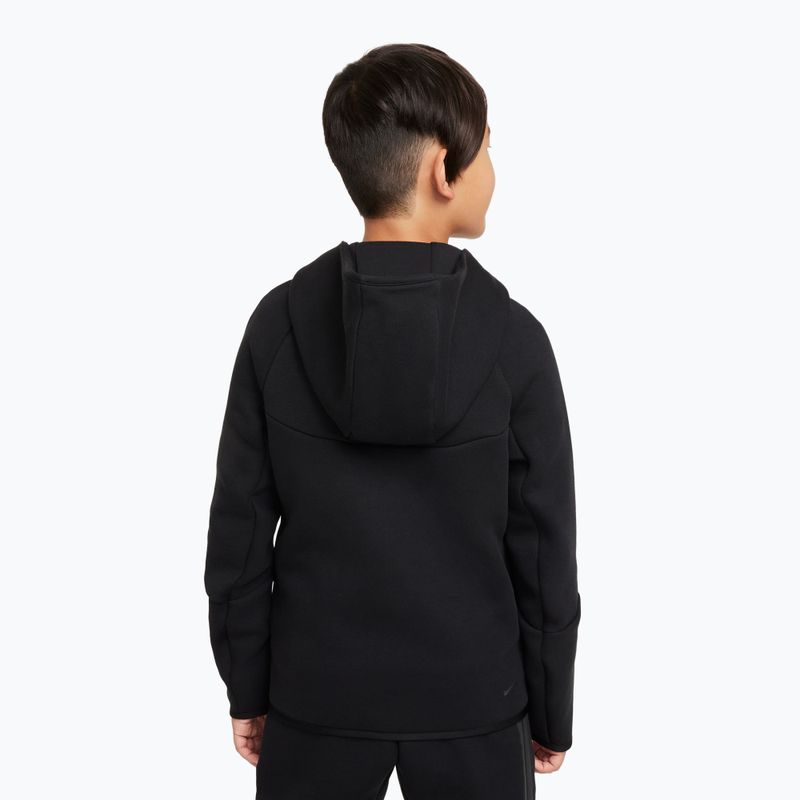 Kinder-Sweatshirt Nike Sportswear Tech Fleece Full Zip black/black/black 3
