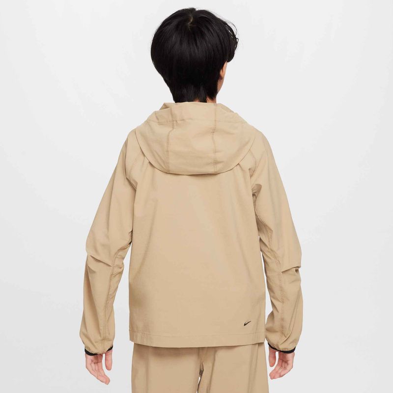 Nike Tech Woven Kinderjacke Parachute Beige/Parachute Beige/Schwarz 3