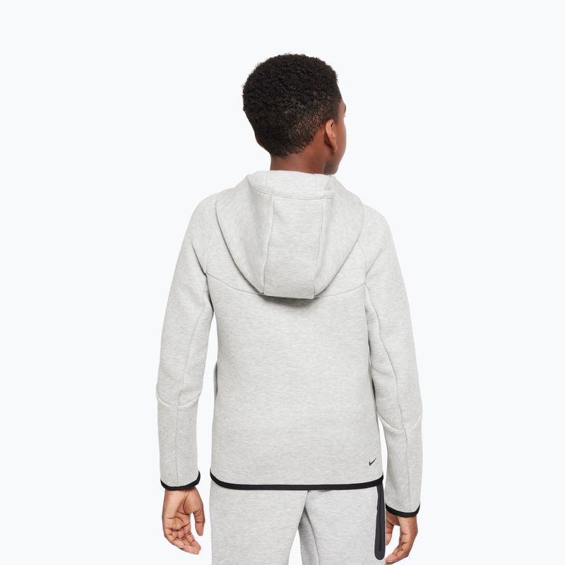 Kinder-Sweatshirt Nike Sportswear Tech Fleece dark grey heather/black/black 3