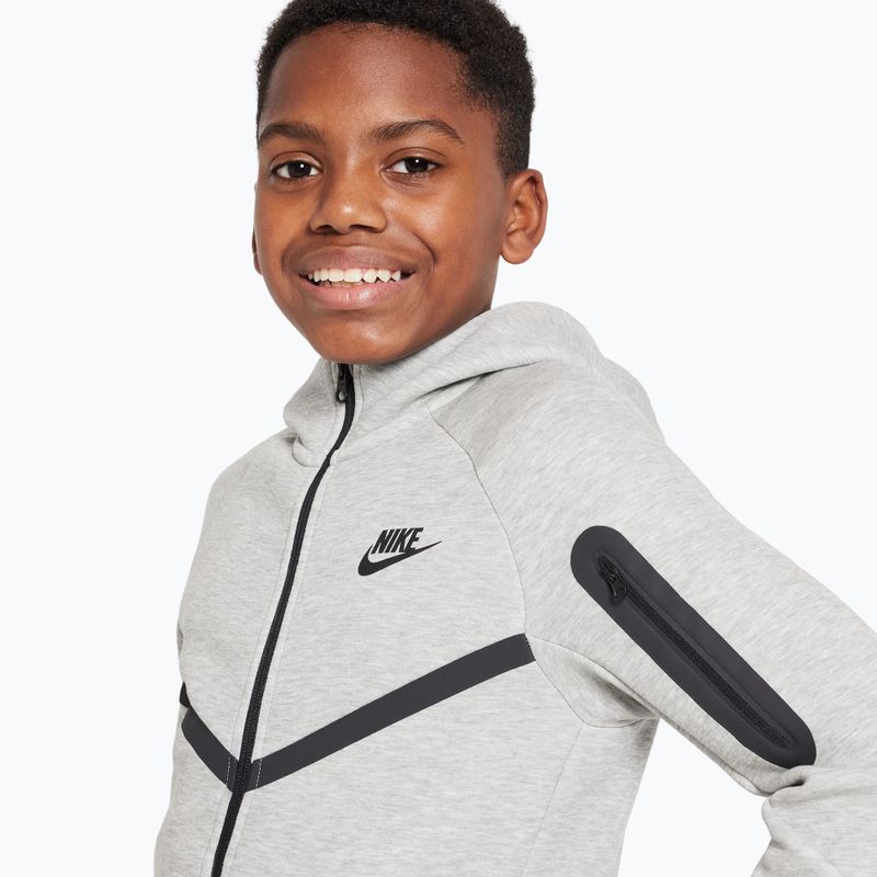 Kinder-Sweatshirt Nike Sportswear Tech Fleece dark grey heather/black/black 4