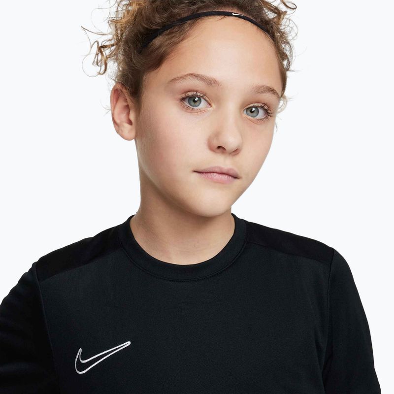 Kinder-Fußballtrikot Nike Academy Dri-Fit Jr black/black/white/white 3