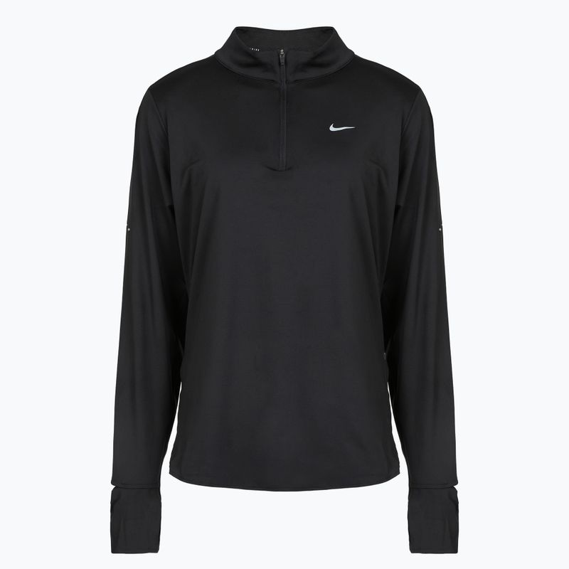 Damen-Longsleeve zum Laufen Nike Swift Dri-FIT UV 1/4-Zip Plus Size black 6