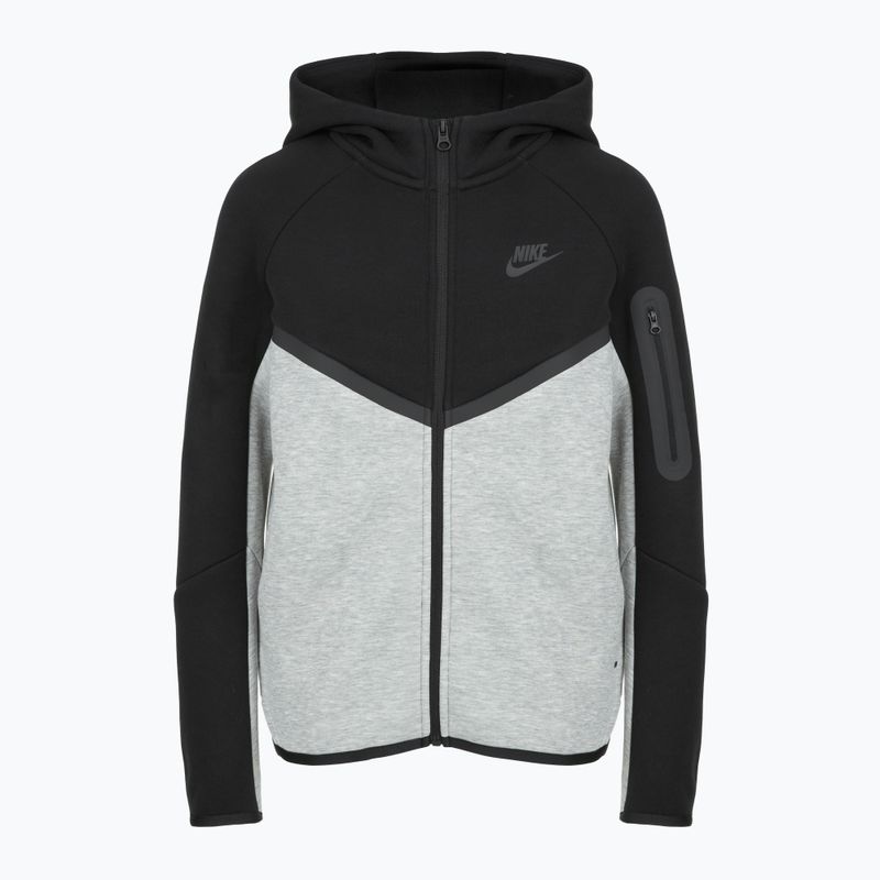 Kinder-Fleecejacke Nike Sportswear Tech Fleece Full-Zip dark grey heather/black/black/black 6