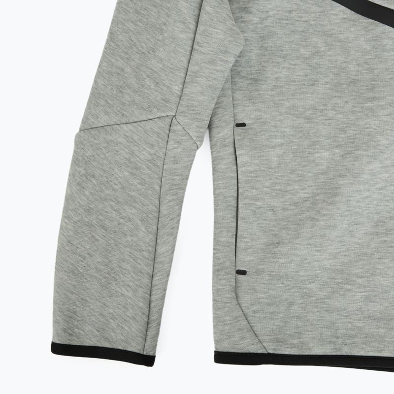 Nike Sportswear Tech Fleece Sweatshirt mit durchgehendem Reißverschluss für Kinder, dunkelgrau, heather/schwarz/schwarz 13