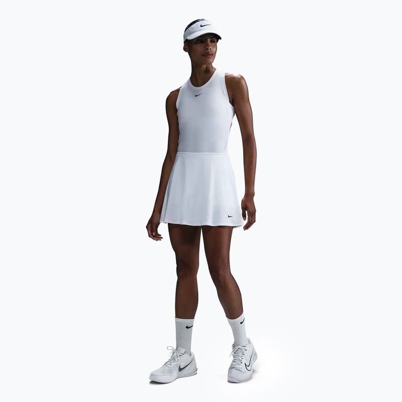 Nike Court Dri-Fit Victory Flouncy weiß / schwarz Tennisrock 2