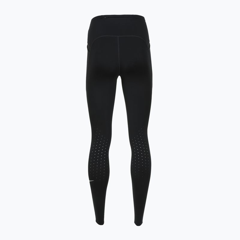 Damen Laufleggings Nike Swift 7/8 schwarz 5