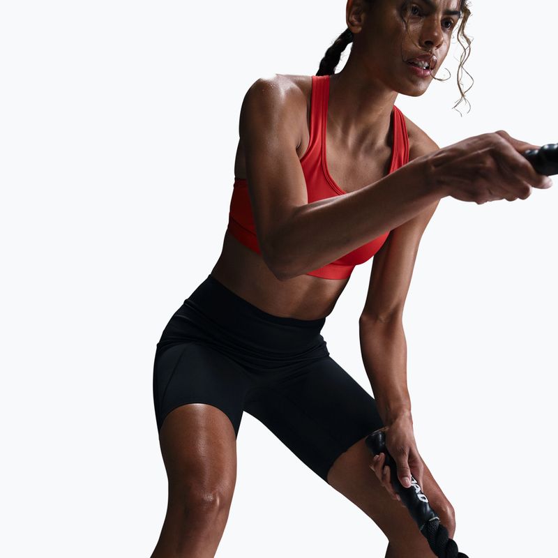 Trainingsshorts Damen Nike Universa High Waisted Biker 8" black/anthracite/dark smoke grey 7