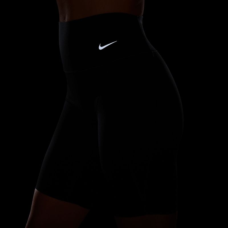 Trainingsshorts Damen Nike Universa High Waisted Biker 8" black/anthracite/dark smoke grey 8