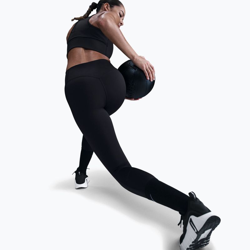 Trainingstights Damen Nike Universa High-Waisted 7/8 black/anthracite/dark smoke grey 5