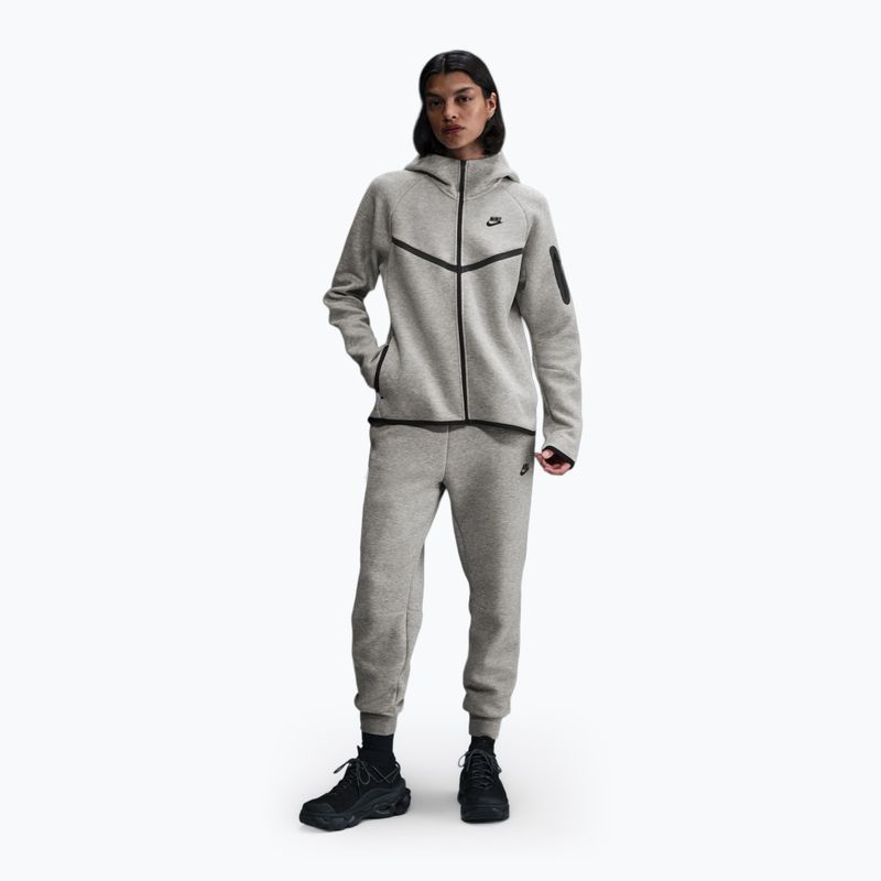 Damen-Sweatshirt Nike Sportswear Tech Fleece Windrunner dark grey heather/black 2