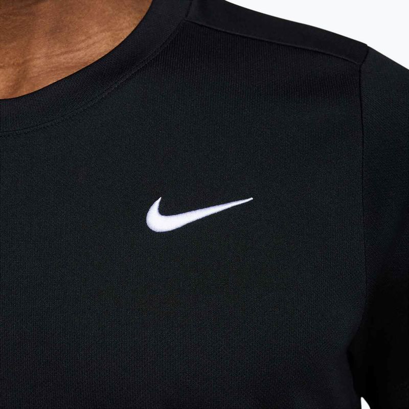 Herren-Tennis-T-Shirt Nike Court Dri-Fit Victory schwarz/weiß 5