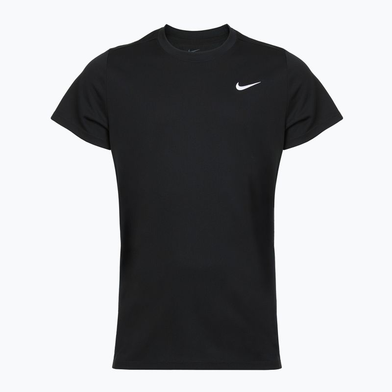 Herren-Tennis-T-Shirt Nike Court Dri-Fit Victory schwarz/weiß 7