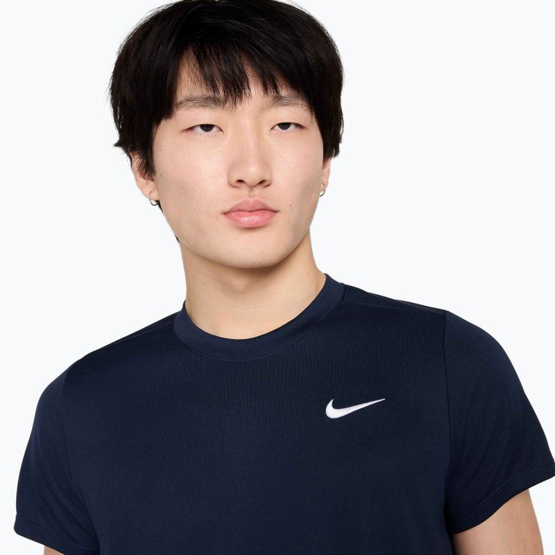 Nike Court Dri-Fit Victory Herren Tennisshirt obsidian/weiß 4