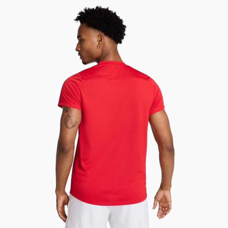 Herren-Tennisshirt Nike Court Dri-Fit Victory Universität rot / weiß 3