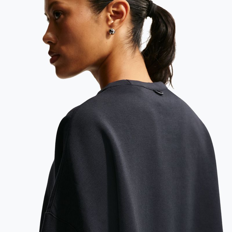 Damen-Trainingssweatshirt Nike 24.7 ImpossiblySoft Black/Dark Smoke Grey 5