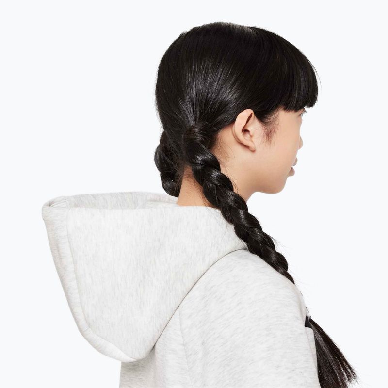 Kinder-Sweatshirt Nike Sportswear Tech Fleece light grey/heather/black/black 5