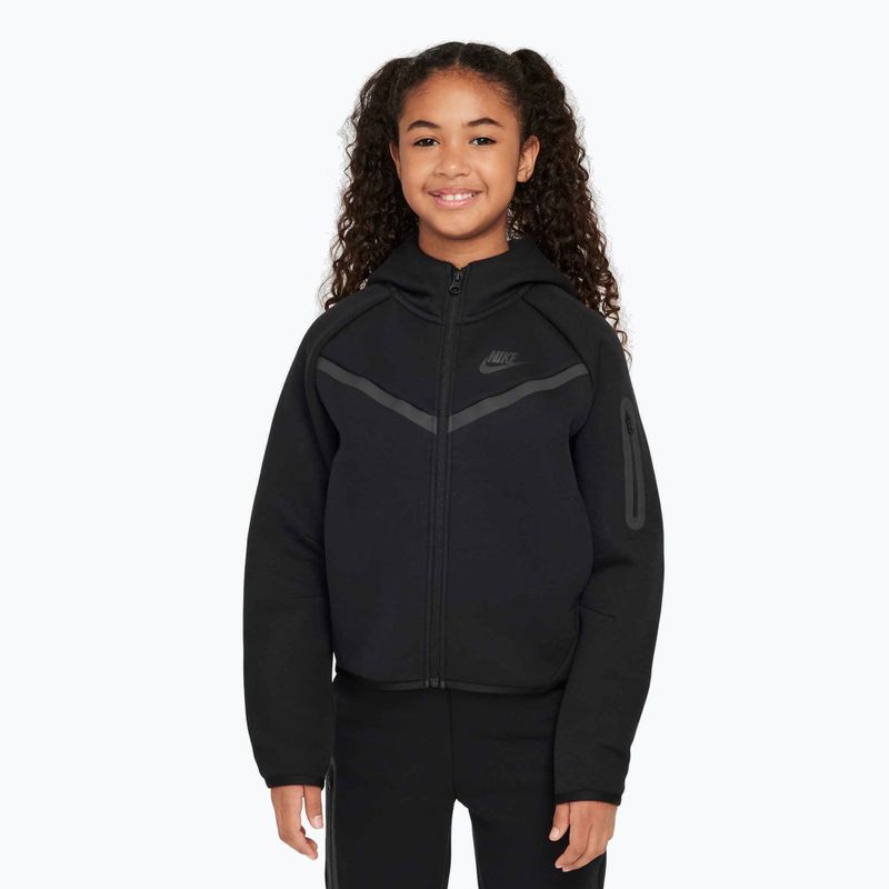 Kinder-Sweatshirt Nike Sportswear Tech Fleece black/black/black
