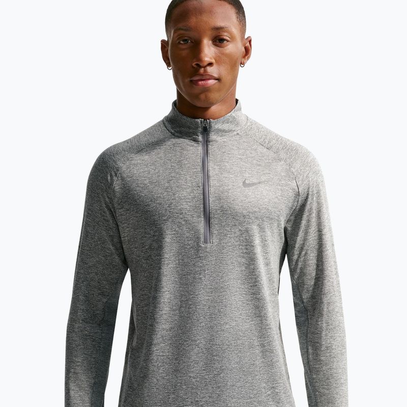 Laufsweatshirt für Herren Nike Stride 1/4 Zip Dri-Fit smoke grey/heather 5
