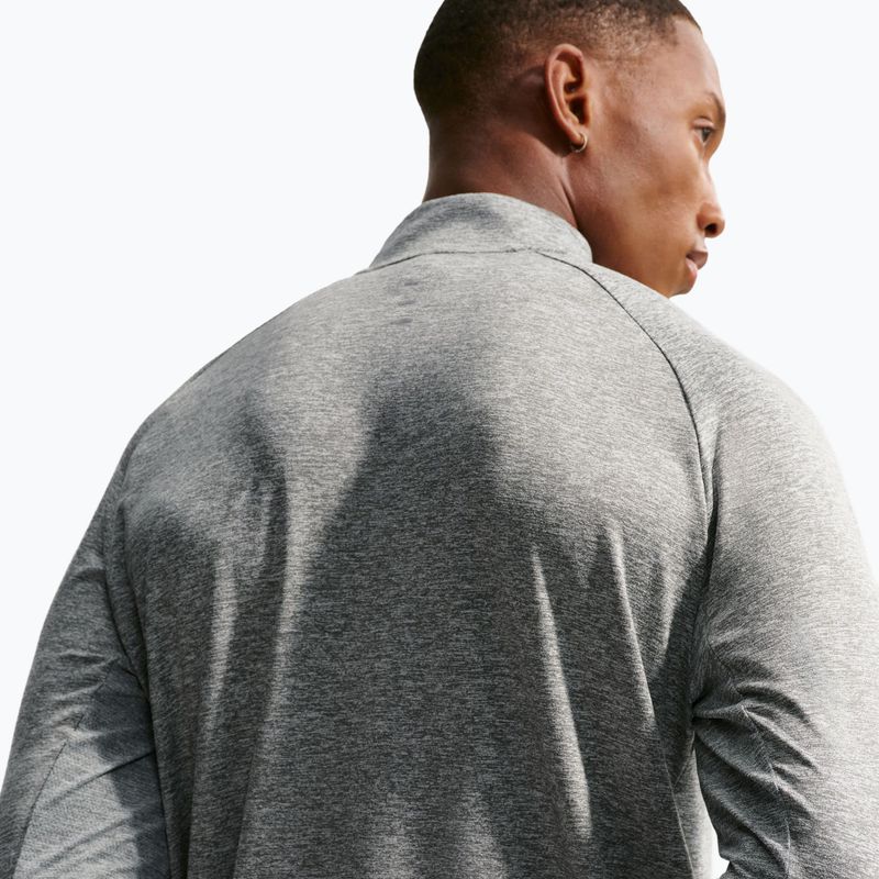 Laufsweatshirt für Herren Nike Stride 1/4 Zip Dri-Fit smoke grey/heather 6