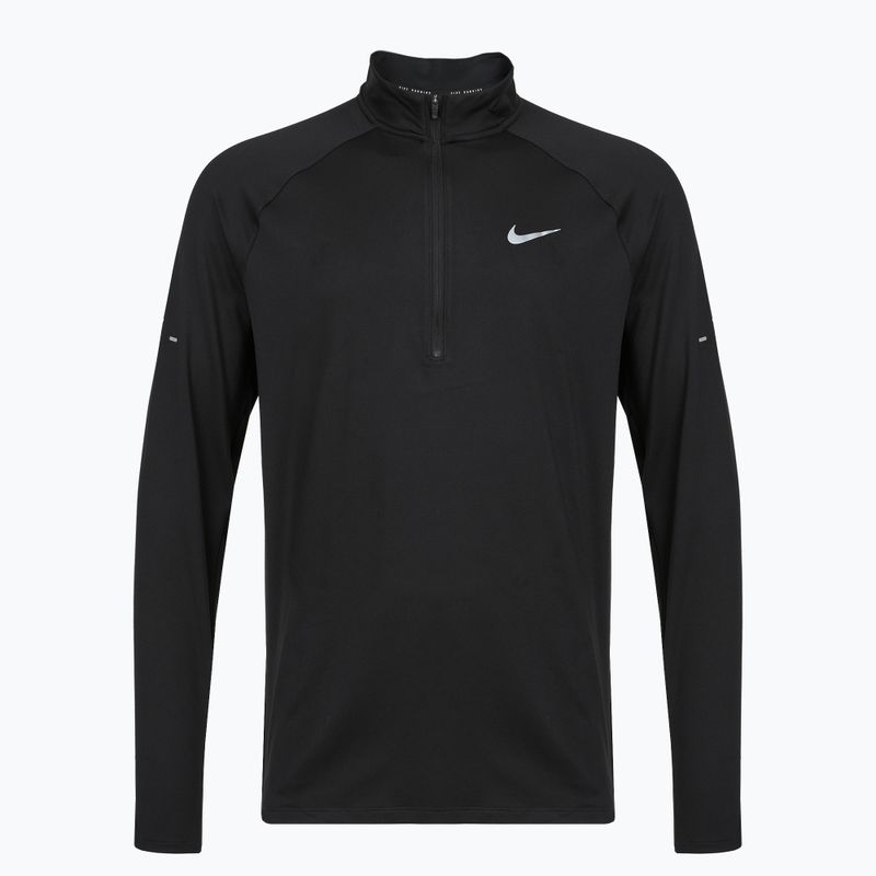 Herren Nike Stride 1/4 Zip Dri-Fit Laufsweatshirt schwarz 12