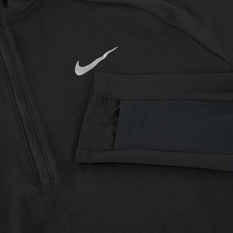 Herren Nike Stride 1/4 Zip Dri-Fit Laufsweatshirt schwarz 14