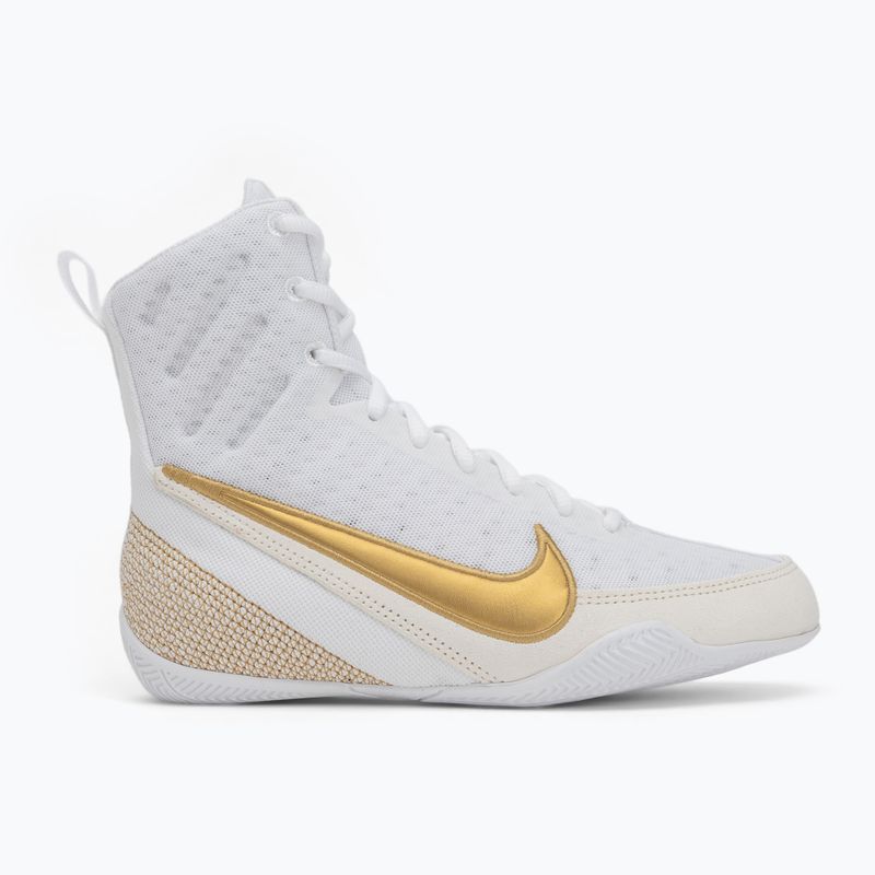Boxschuhe Nike Machomai 3 white/metallic gold 2