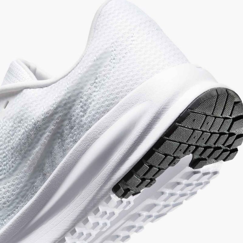 Nike Run Defy Damen Laufschuhe Weiß / Reines Platin / Schwarz 9
