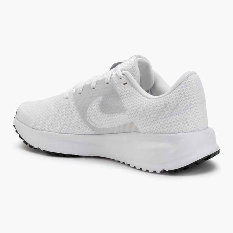 Nike Run Defy Damen Laufschuhe Weiß / Reines Platin / Schwarz 3