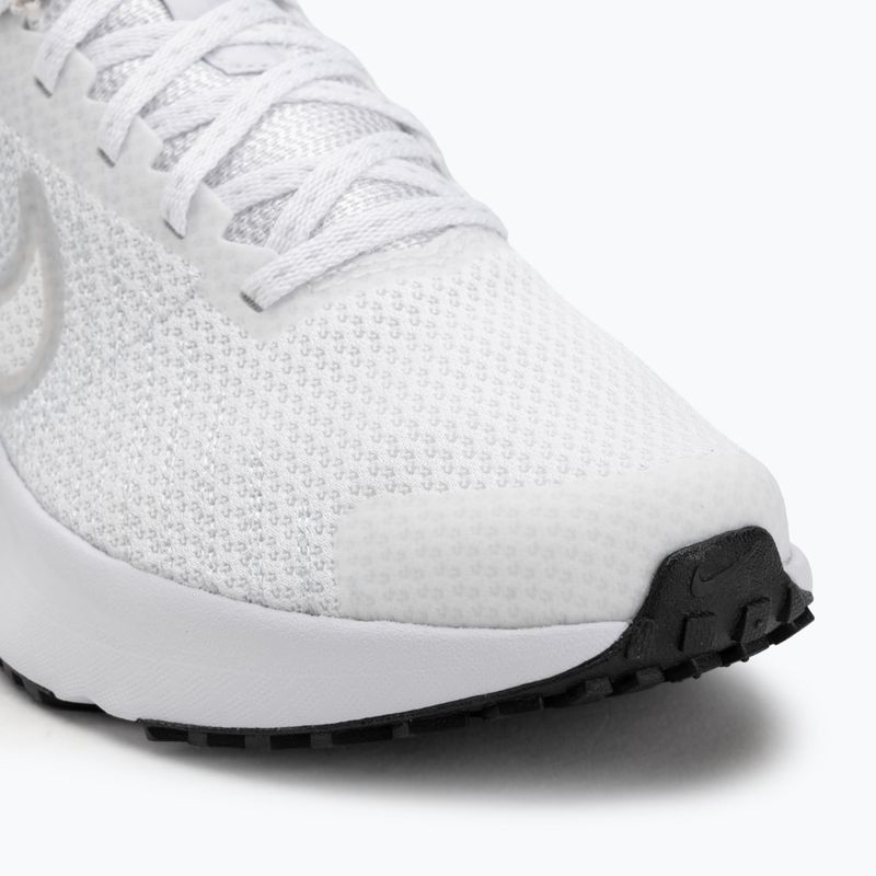 Nike Run Defy Damen Laufschuhe Weiß / Reines Platin / Schwarz 7