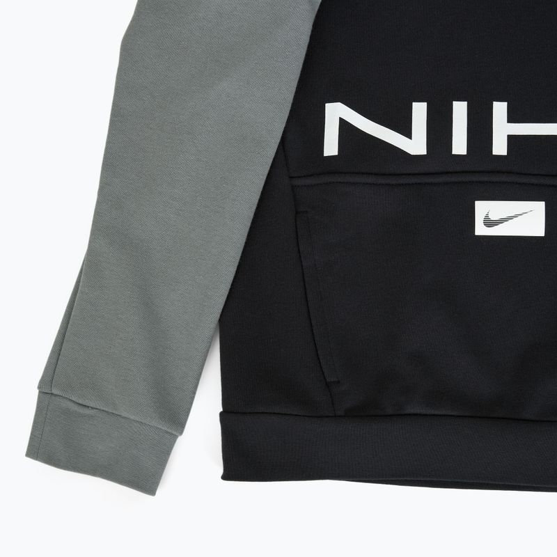 Nike Multi Dri-FIT Kinder-Sweatshirt schwarz/rauchgrau/weiß 3