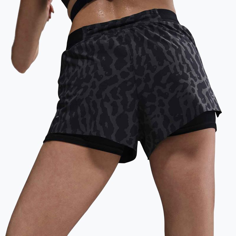 Nike Swift Dri-Fit Mid-Rise 2in1 Damen Laufshorts schwarz / schwarz 4
