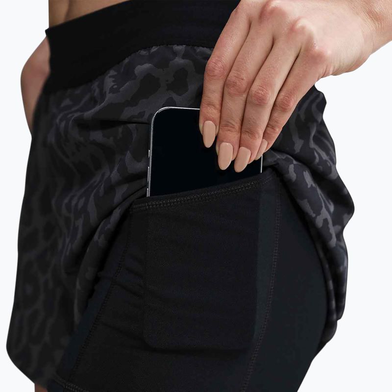 Nike Swift Dri-Fit Mid-Rise 2in1 Damen Laufshorts schwarz / schwarz 5