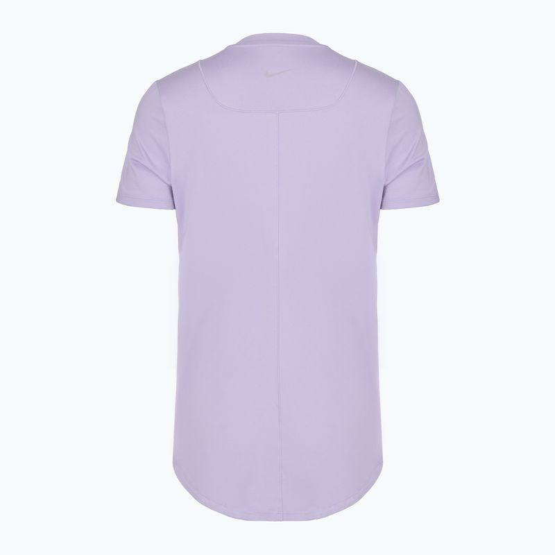 Damen T-Shirt Nike One Maternity Dri Fit Slim-Fit lilac ice 2