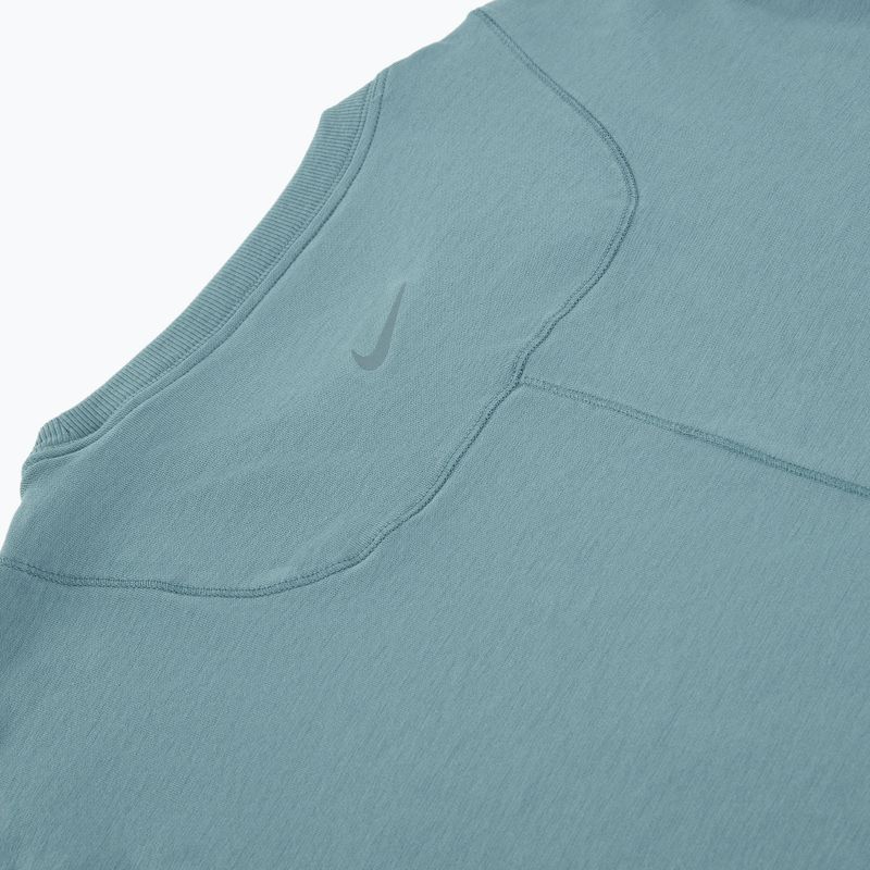 Damen-T-Shirt Nike One Relaxed Dri-Fit smoky blue/black 9