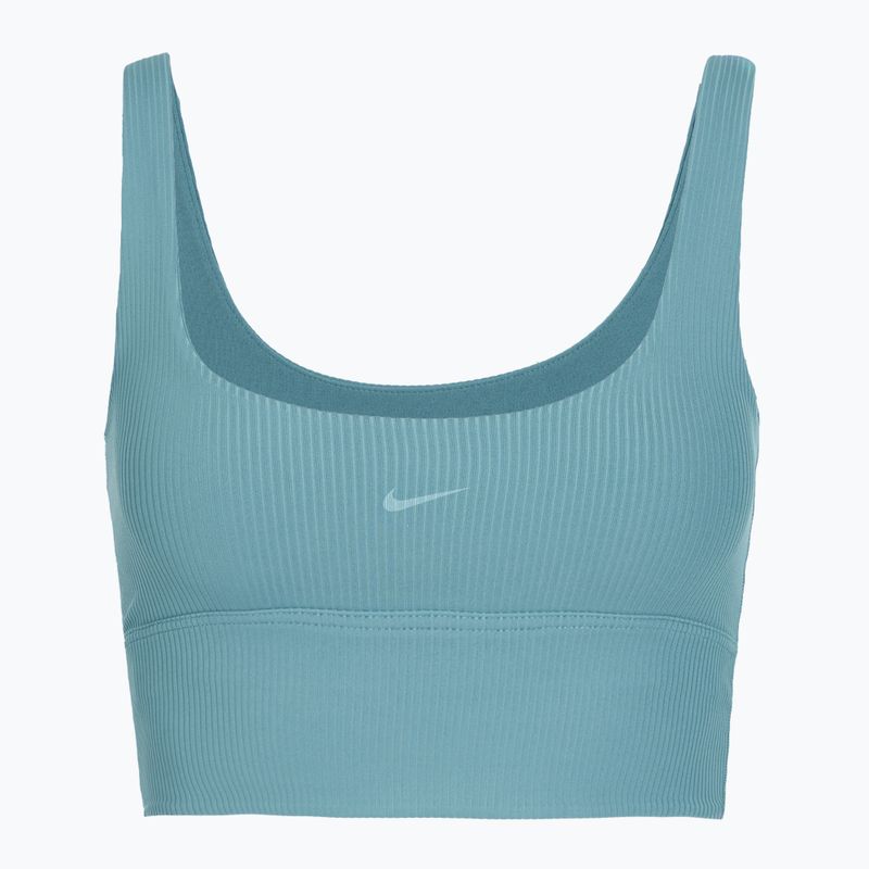 Sport-BH Nike Zenvy Rib Light Support smokey blue/white