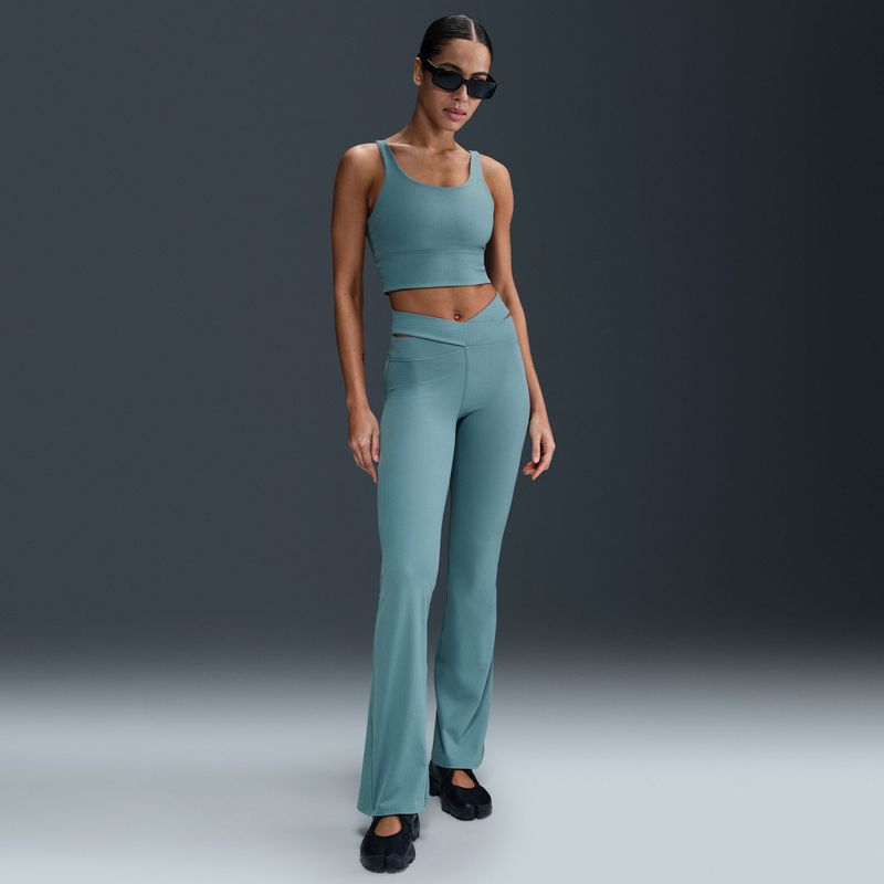 Sport-BH Nike Zenvy Rib Light Support smokey blue/white 4