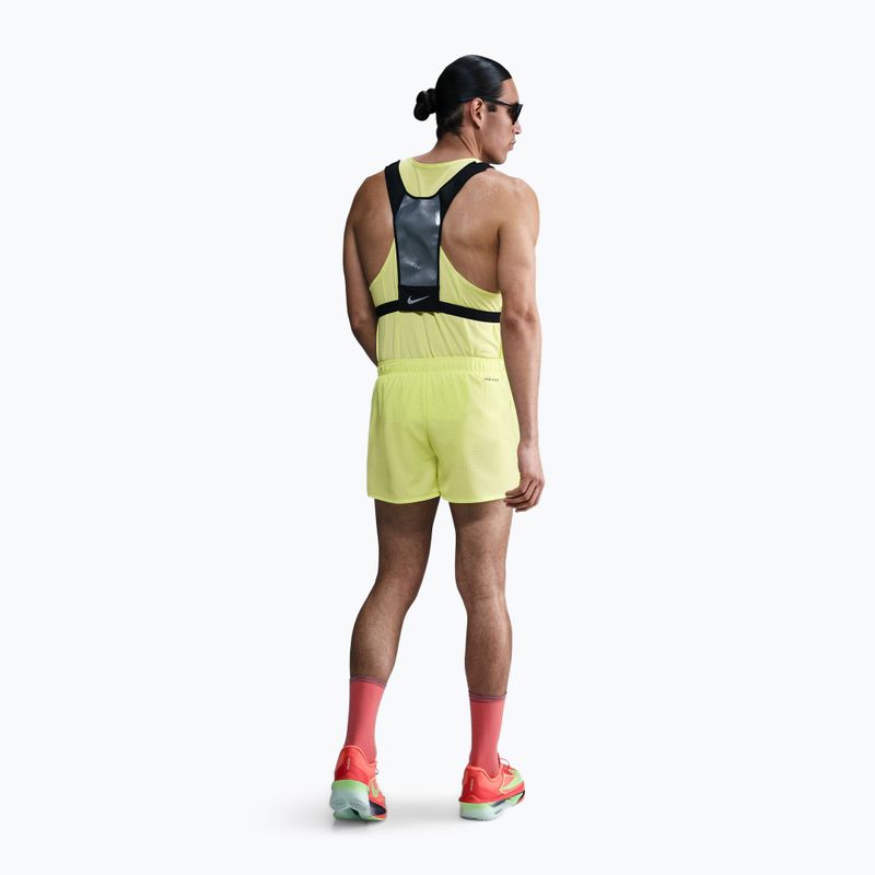 Herren-Laufshorts Nike Fast Dri-Fit Brief Lined 3" light lemon twist/black 3
