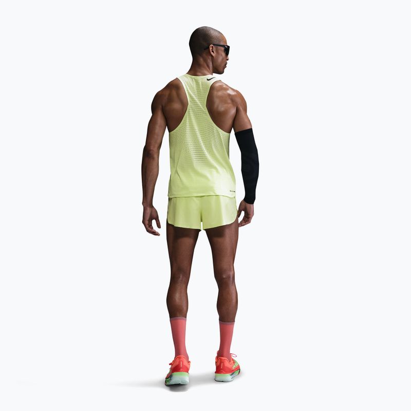 Herren-Laufshirt Nike AeroSwift Dri-Fit ADV light lemon twist/black 3