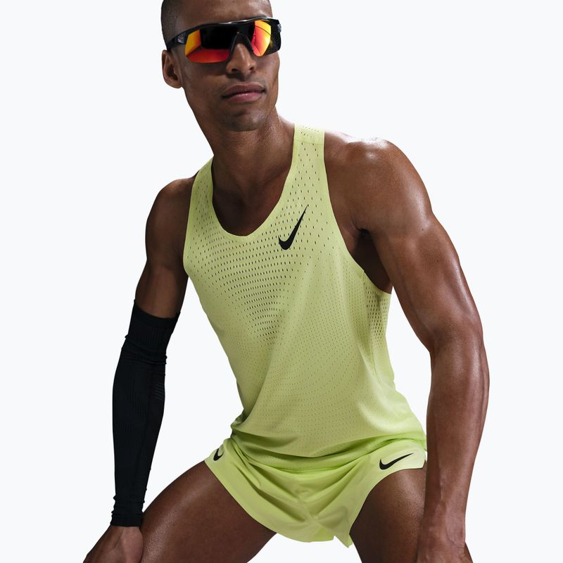 Herren-Laufshirt Nike AeroSwift Dri-Fit ADV light lemon twist/black 6