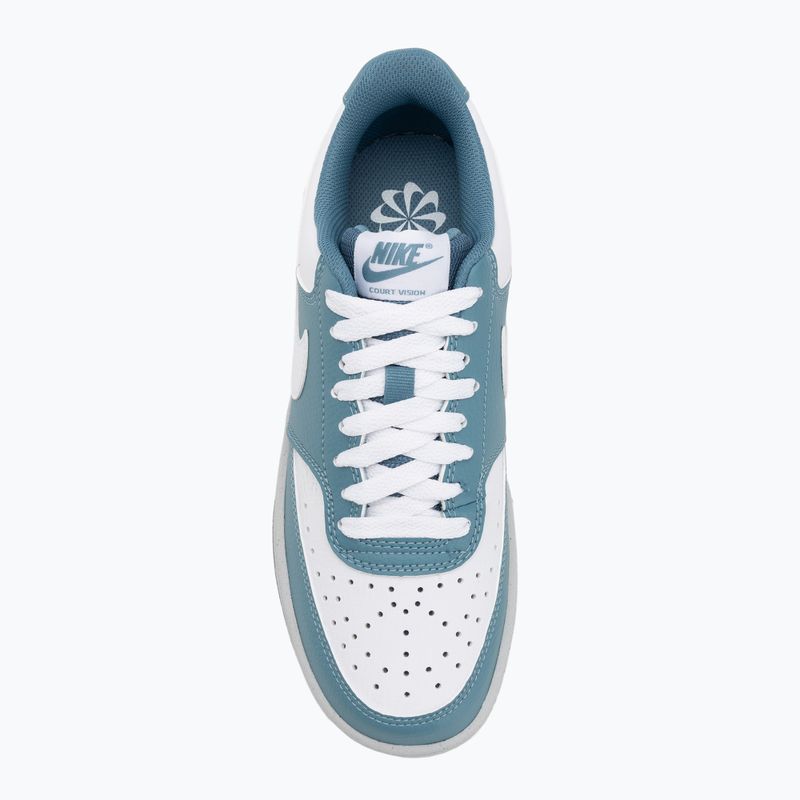 Nike Court Vision Low Next Natur Weiß/Rauchblau Damen Schuhe 5